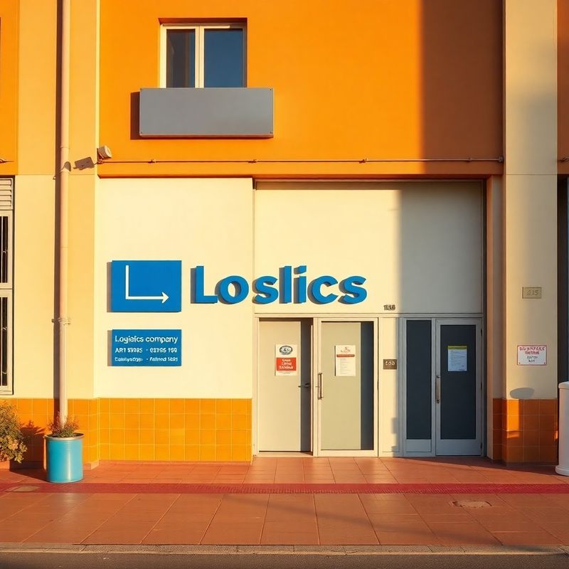 Fachada de las oficinas de Stonelstone en el área industrial de Valencia con luz mediterránea